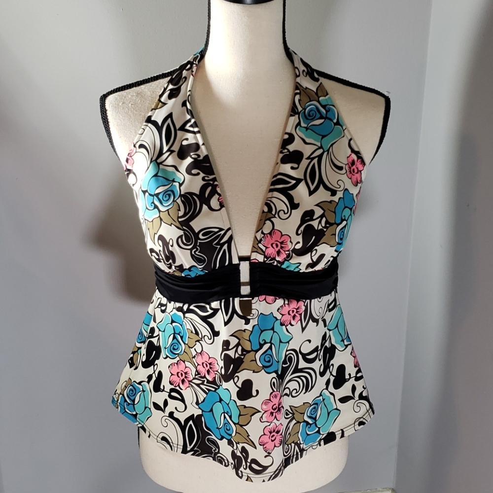 Caribbean Joe swim top